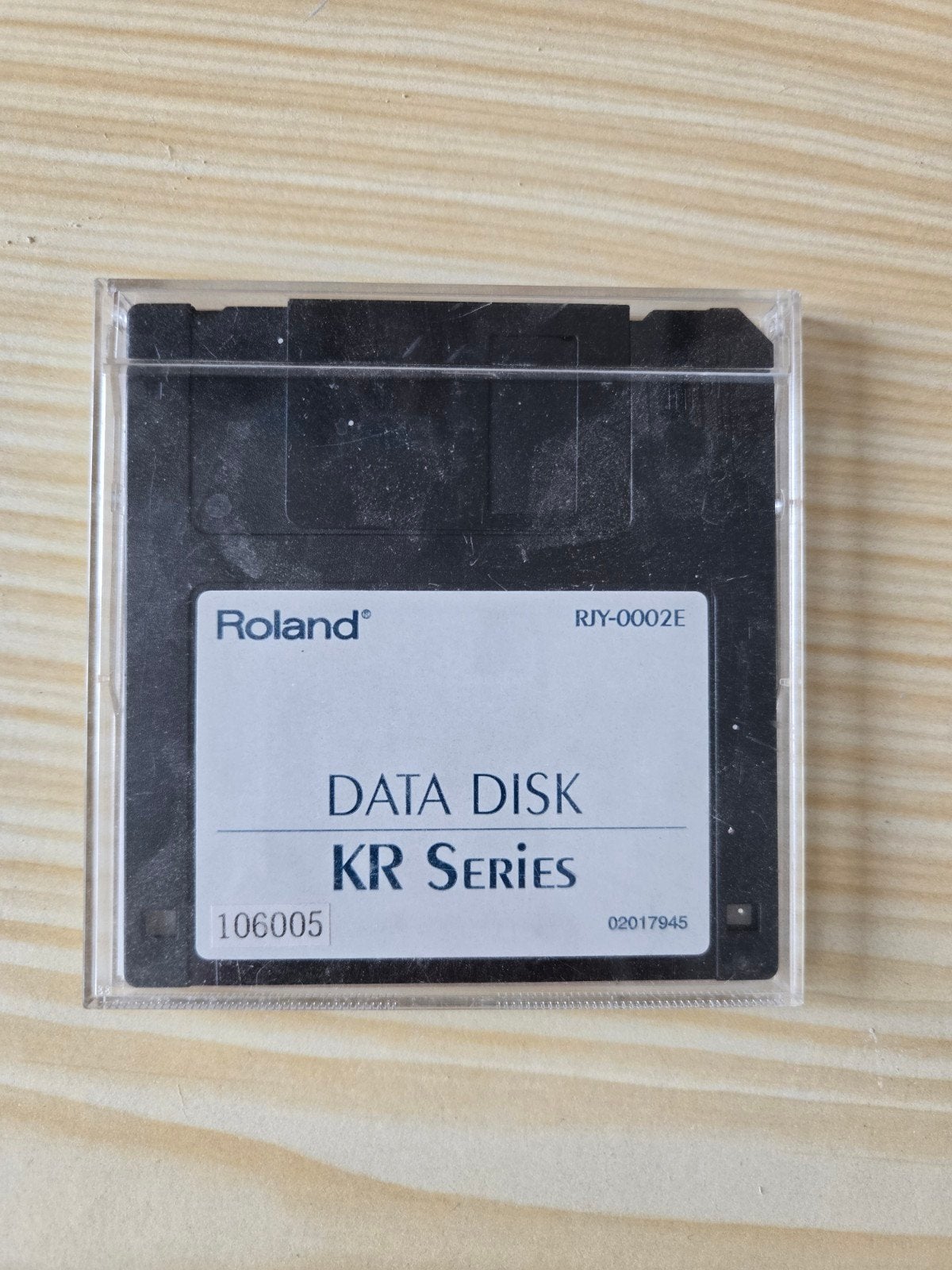 Diskette voor Roland digitale piano KR377 met handleiding, Ophalen of Verzenden