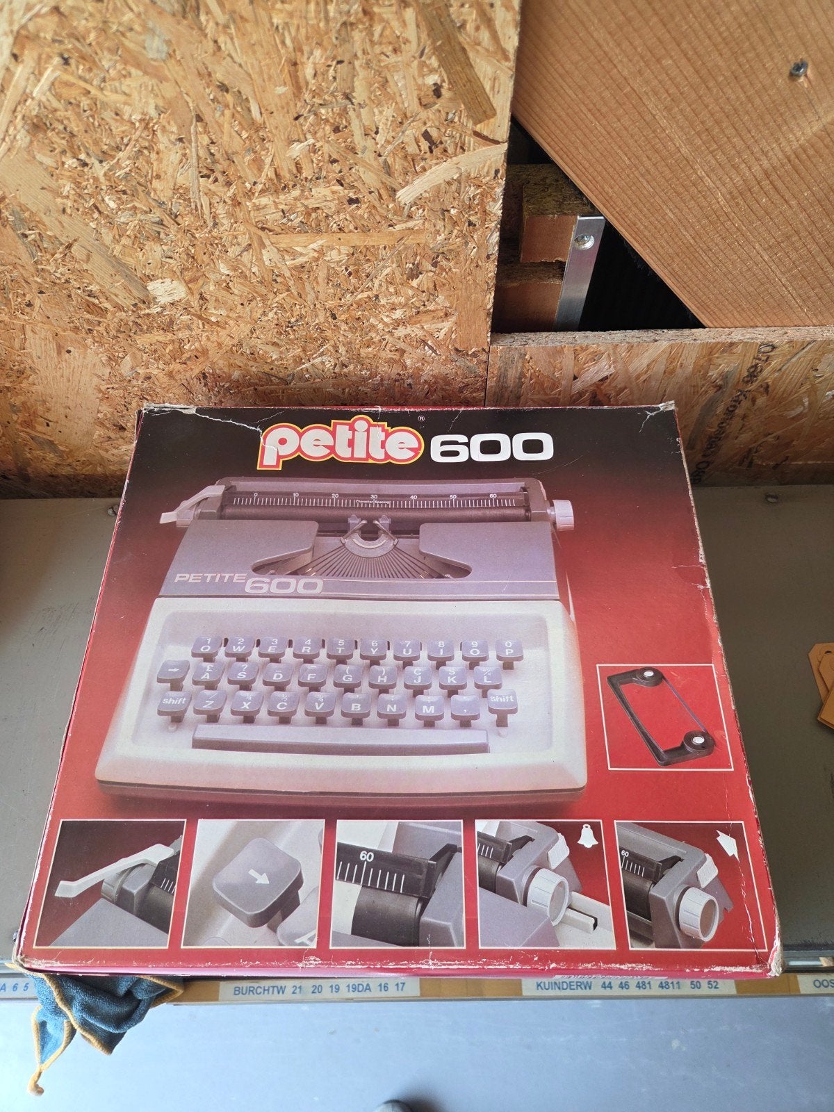 Vintage Petite 600 speelgoed typemachine uit de jaren 70, Ophalen, Huis en Inrichting