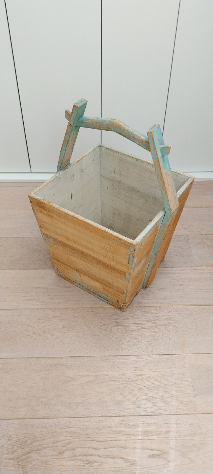 Rijstbak, houten hout, Ophalen