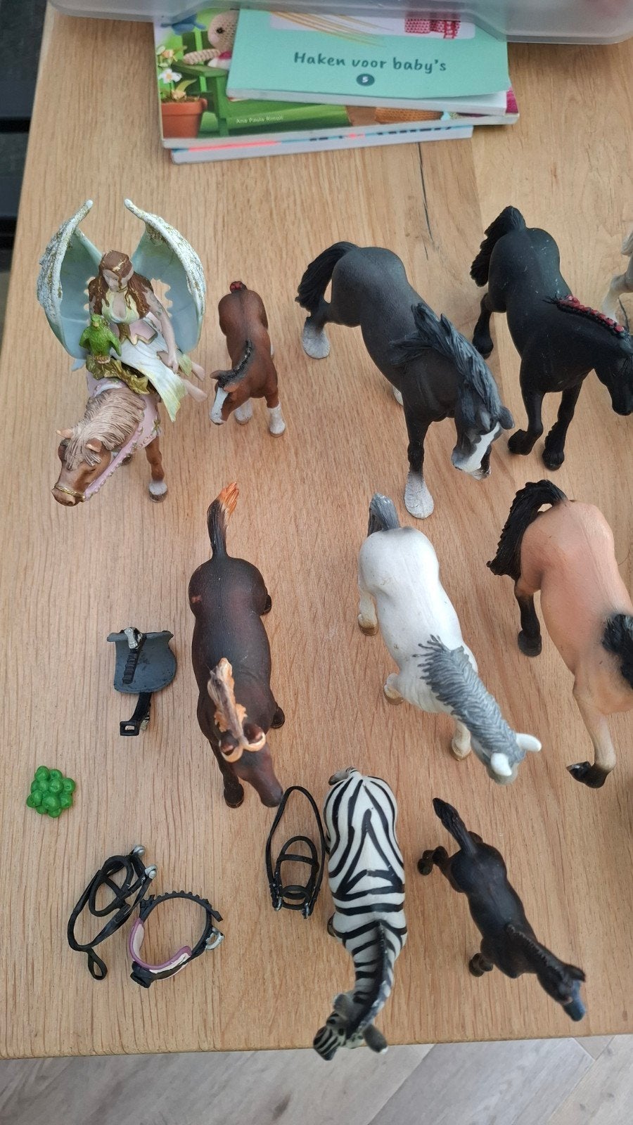 Grote collectie Schleich paarden en accessoires, Ophalen of Verzenden, Gebruikt
