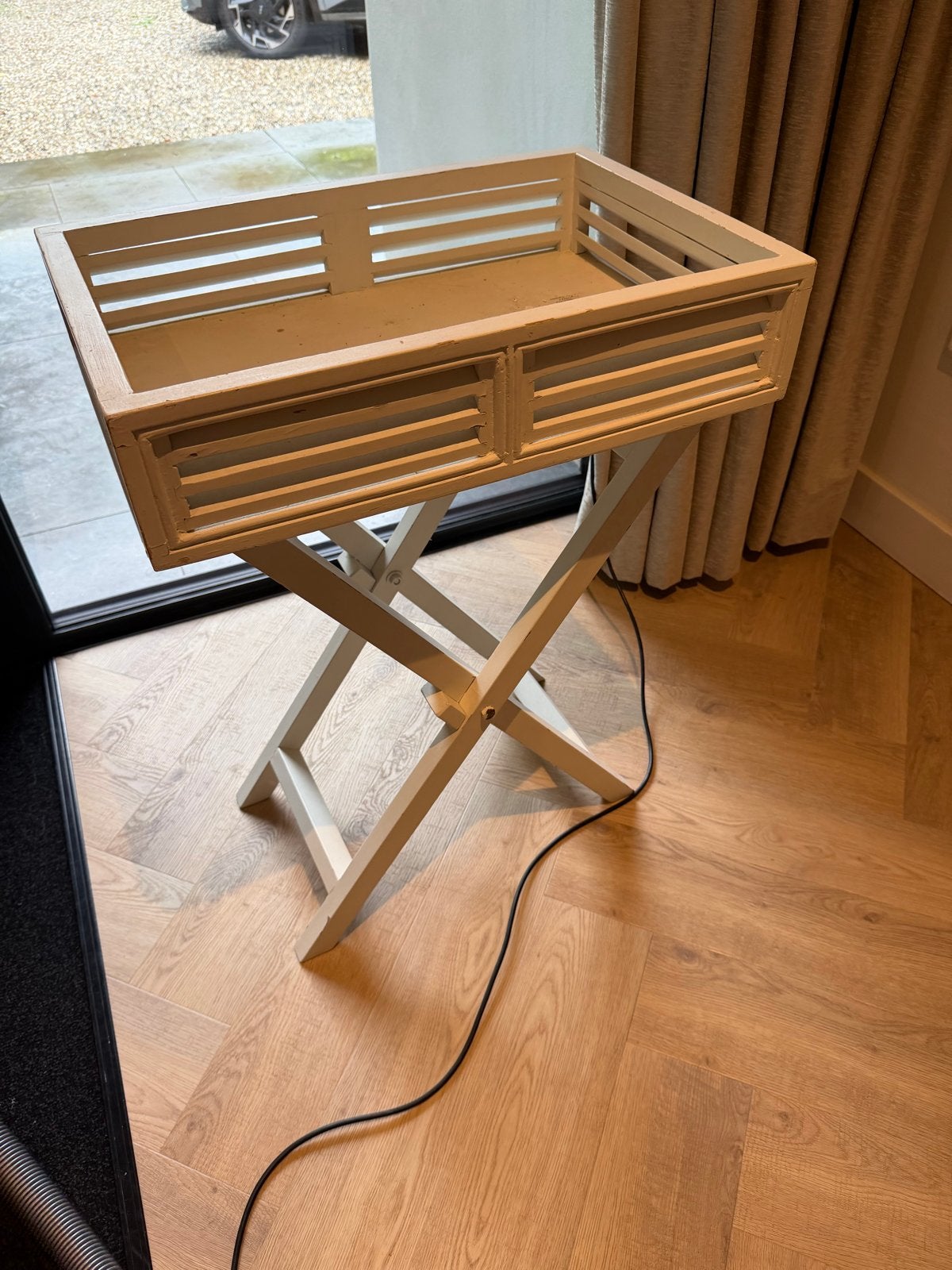 Riviera Maison Theetafel / Bijzettafel, Gebruikt, 60 cm of meer, Rechthoekig, Hout