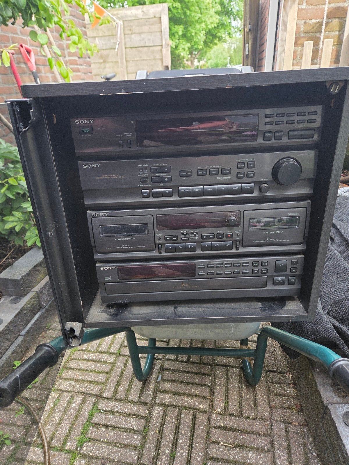 Sony Hifi Set - Compact Disc Deck Receiver, Ophalen of Verzenden