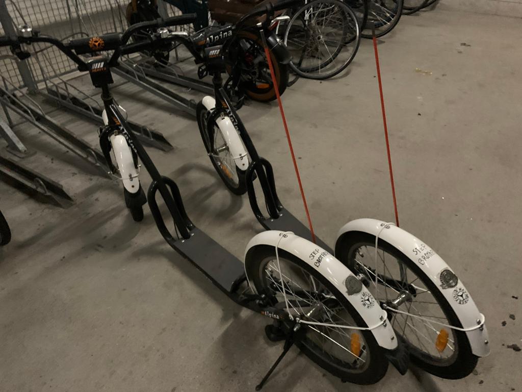 Alpina Steppen - Set van 2, Fietsen en Brommers, Steps, Ophalen, Zo goed als nieuw, Gewone step