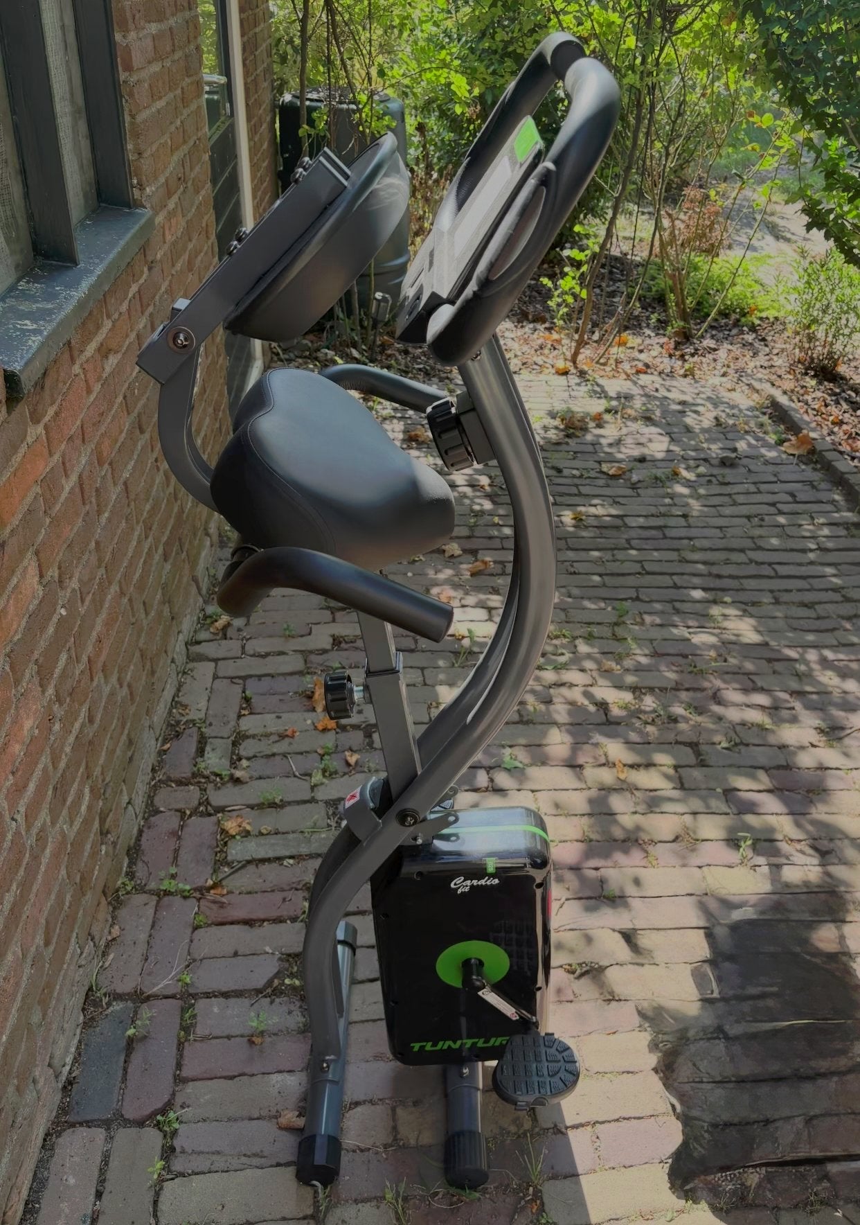 Tunturi Cardio Fit B25 X Bike Hometrainer - Opvouwbaar, Ophalen of Verzenden, Zo goed als nieuw, Metaal, Benen