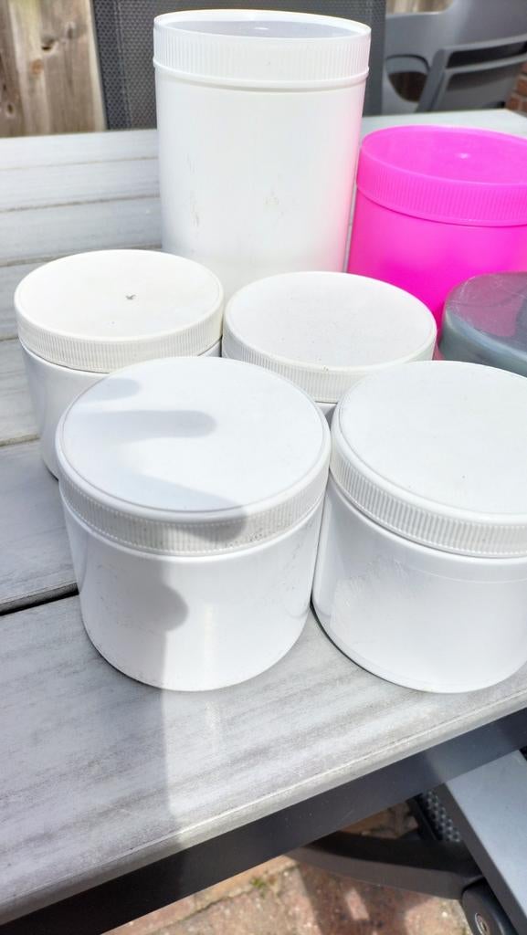 Plastic potjes gratis, Ophalen, Zo goed als nieuw, Kunststof