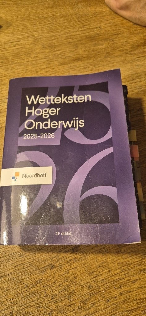 wetteksten hoger onderwijs, Ophalen of Verzenden, Beta, Zo goed als nieuw, HBO