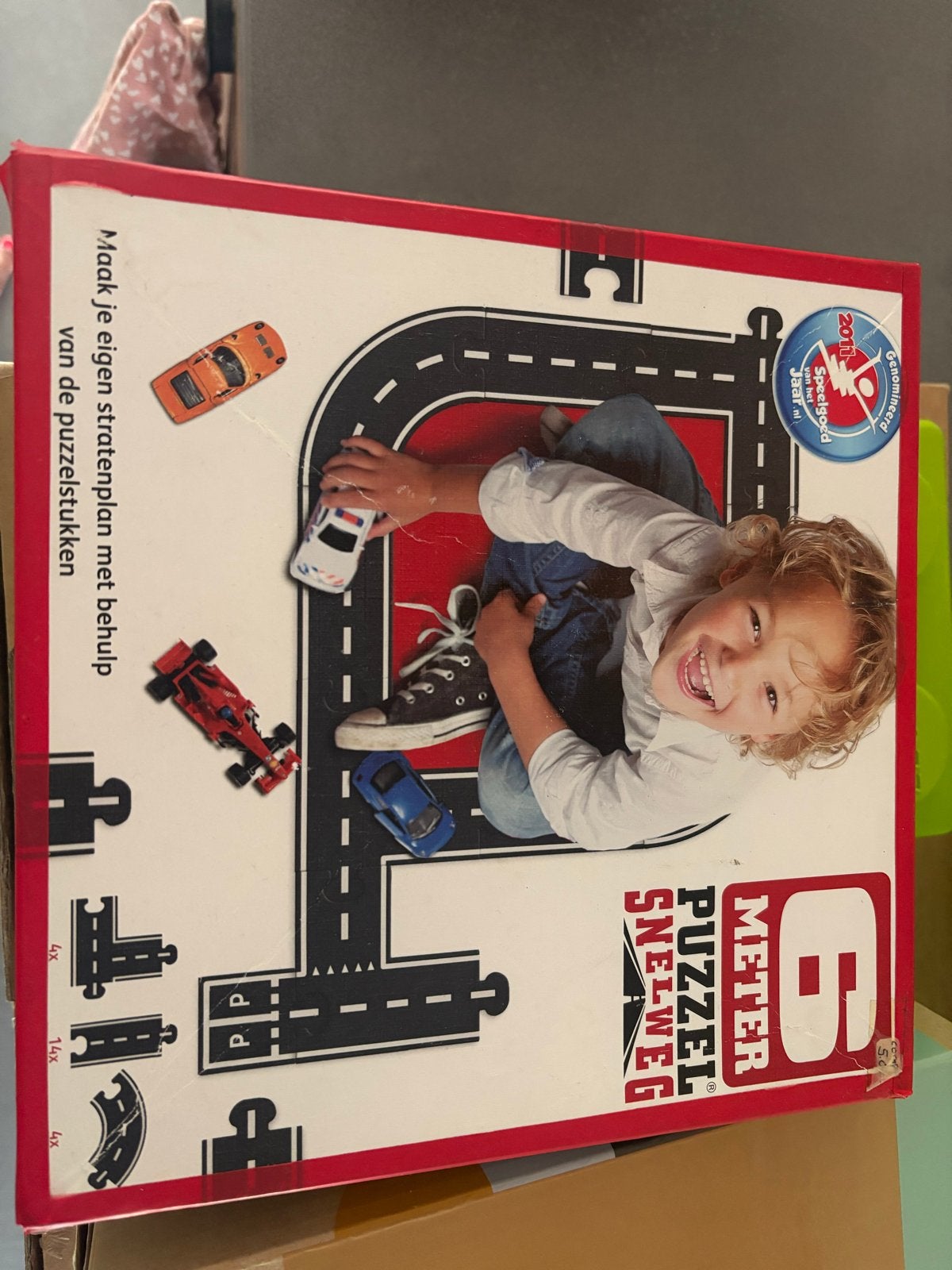 Meter Puzzel Snelweg - Leuke wegdelen om mee te spelen, Ophalen, Gebruikt, Bouwen