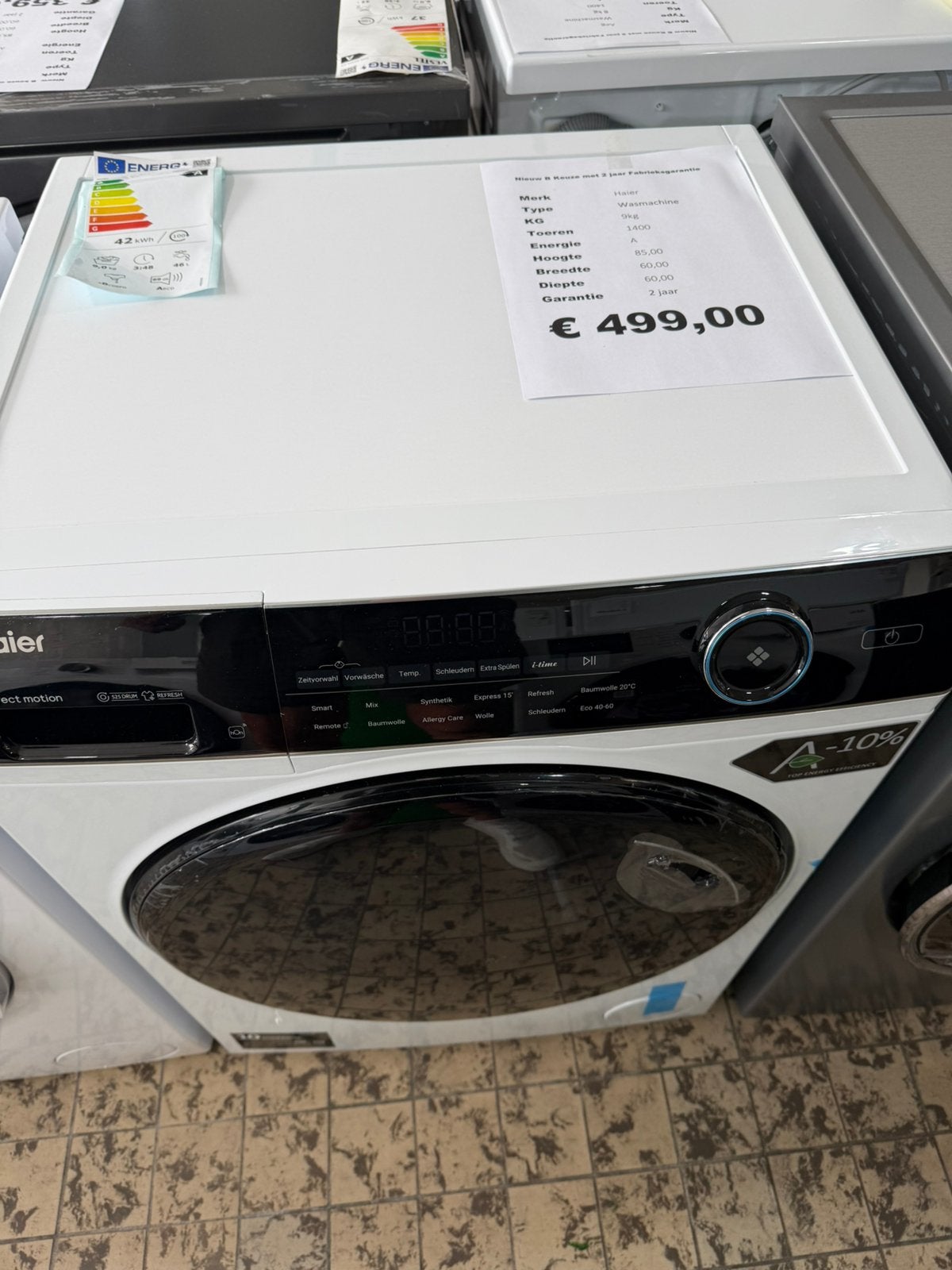 Een kleine greep uit onze voorraad wasmachine nieuw, Ophalen, 1200 tot 1600 toeren, Minder dan 85 cm, 8 tot 10 kg