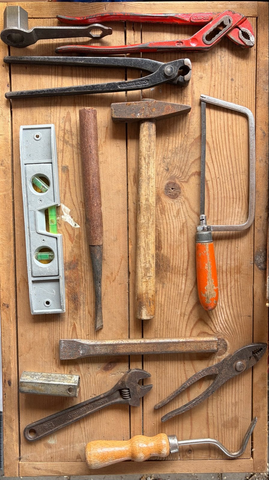 Lot vintage gereedschap 12St, Ophalen of Verzenden, Gebruikt, Beitel, Overige merken