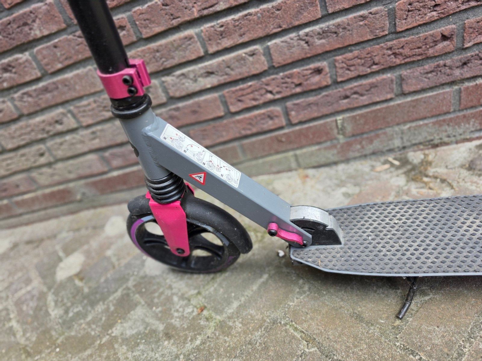Stevige step met verstelbaar stuur en voetrem, Ophalen, Gebruikt, Gewone step, Lidl