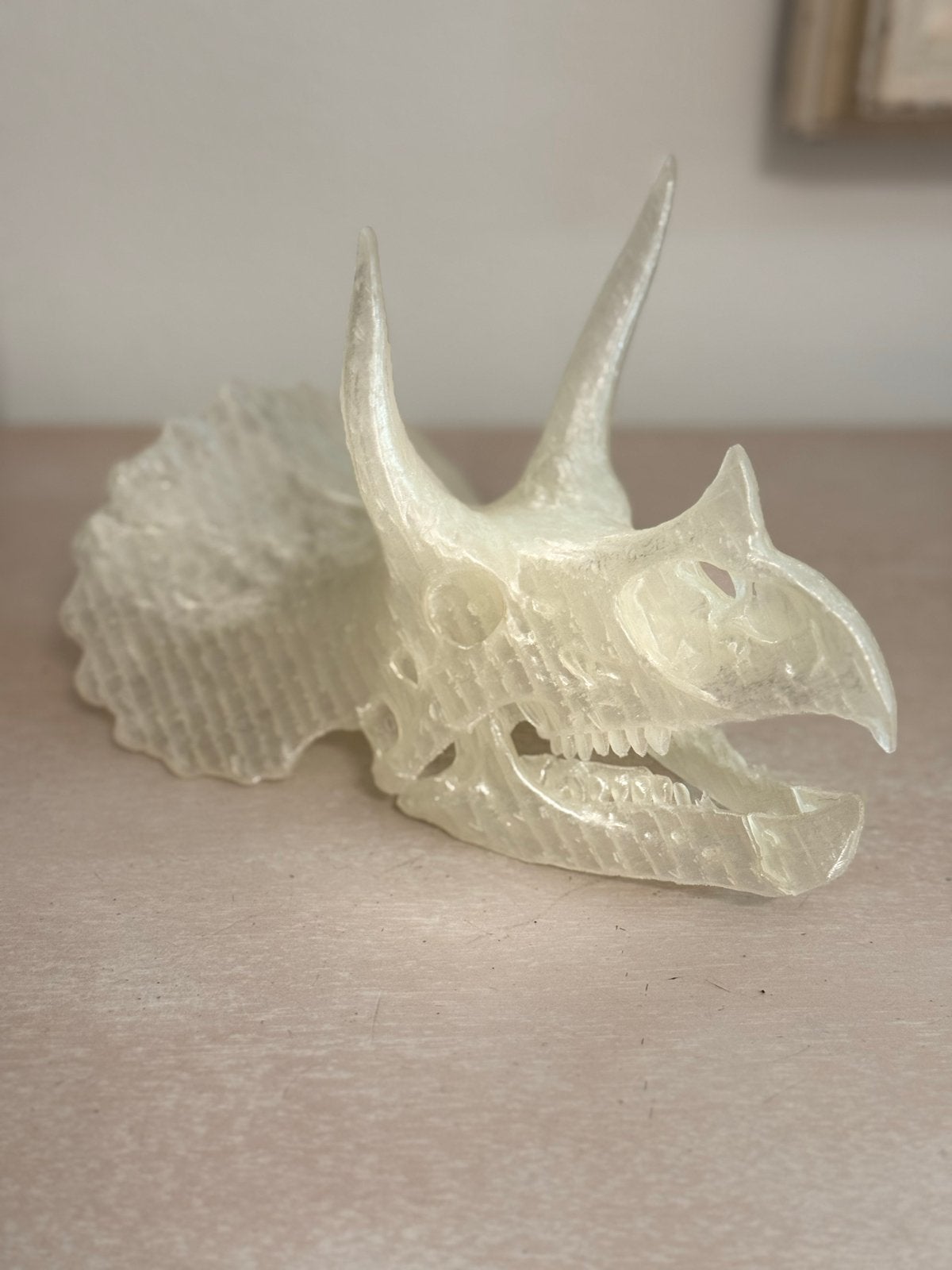 Triceratops schedel replica - 3D geprint, Ophalen of Verzenden, Nieuw