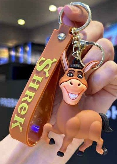 Sleutelhanger Donkey uit Shrek - ongebruikt  (2), Ophalen of Verzenden, Nieuw, Knuffel of Figuurtje
