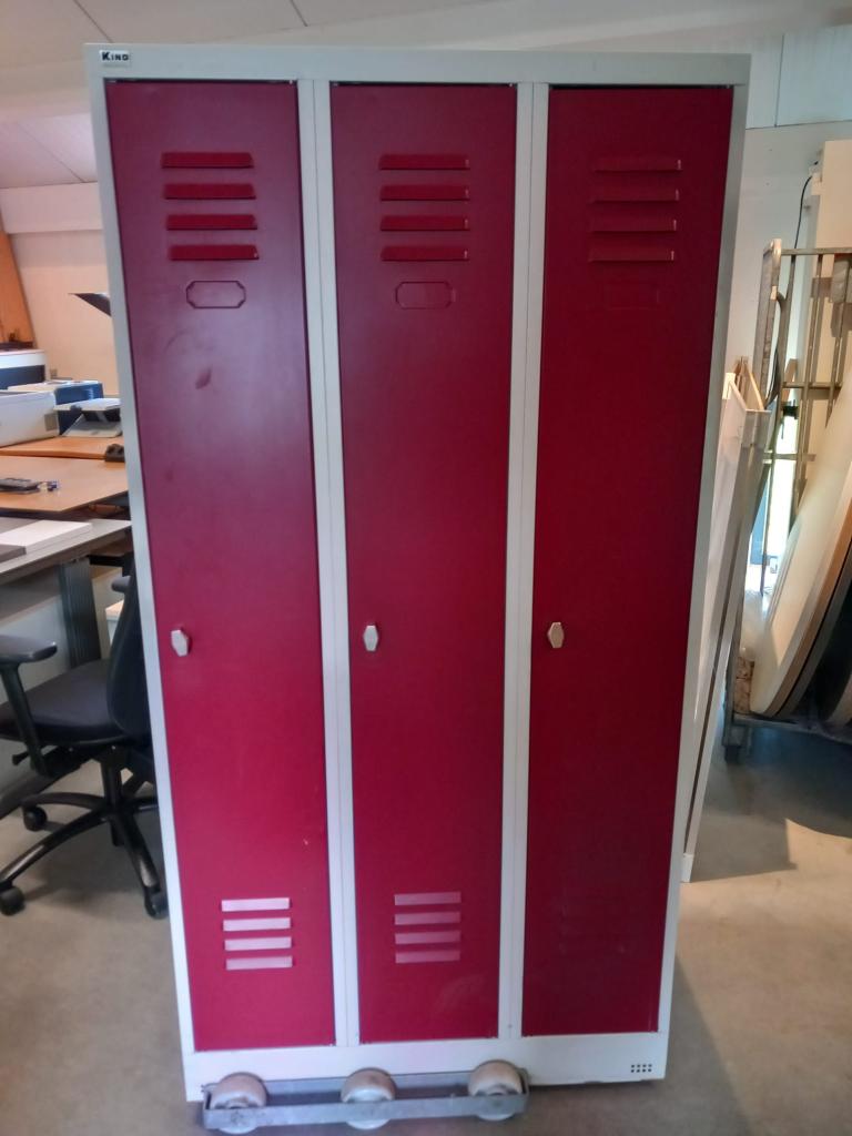 Locker kasten kleding kasten 3 deurs