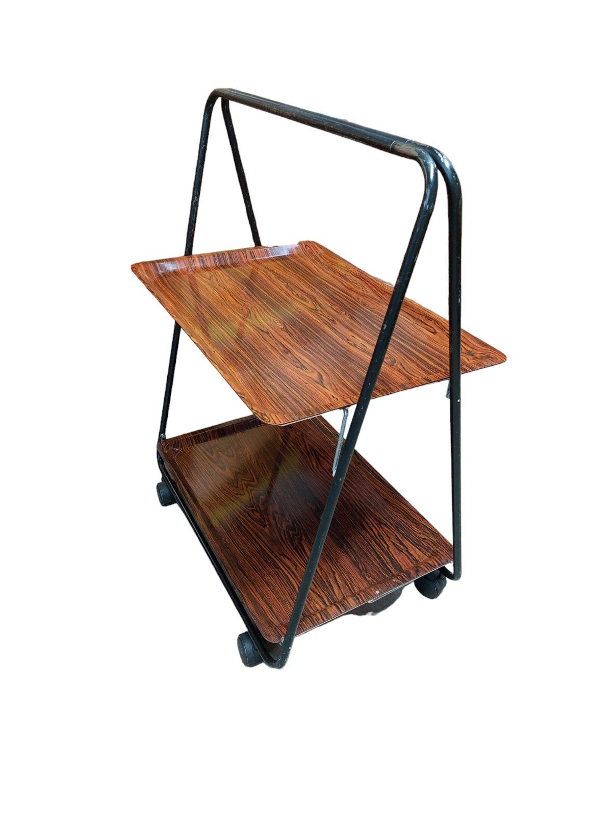Vintage trolley, serveerwagen, Ophalen, Vintage, Gebruikt, Overige materialen