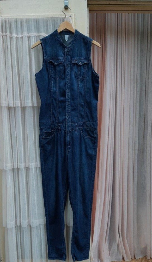 G-Star Raw Tailor Suit jeans jumpsuit S M, Maat 38/40 (M), Blauw, Ophalen of Verzenden, Zo goed als nieuw