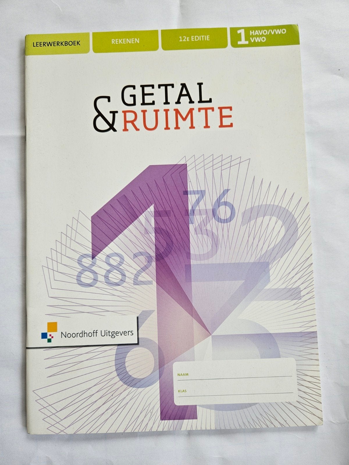 Getal & Ruimte 1 HAVO/VWO Leerwerkboek, Boeken, Ophalen of Verzenden, Nieuw, HAVO