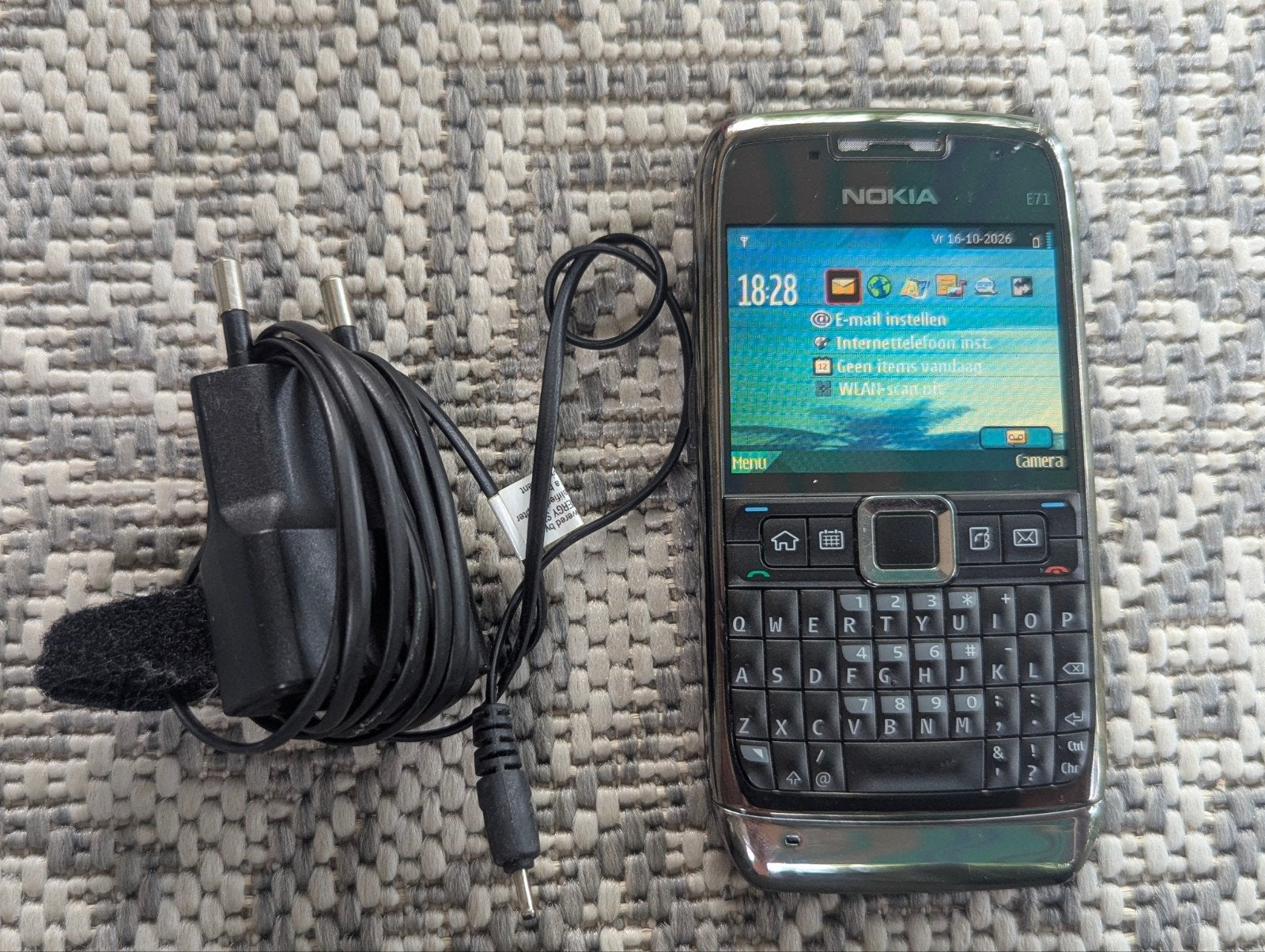 Nokia E71 – Zeer nette staat!, Telecommunicatie, Mobiele telefoons | Sony, Verzenden, Zo goed als nieuw, Zwart, Overige systemen