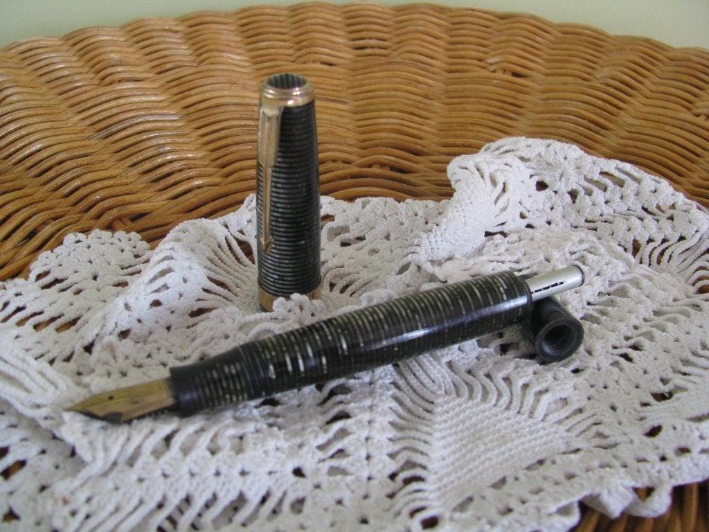 Parker Vacumatic * reg.no. 784404 * made in Canada *, Ophalen of Verzenden, Gebruikt, Vulpen, Parker
