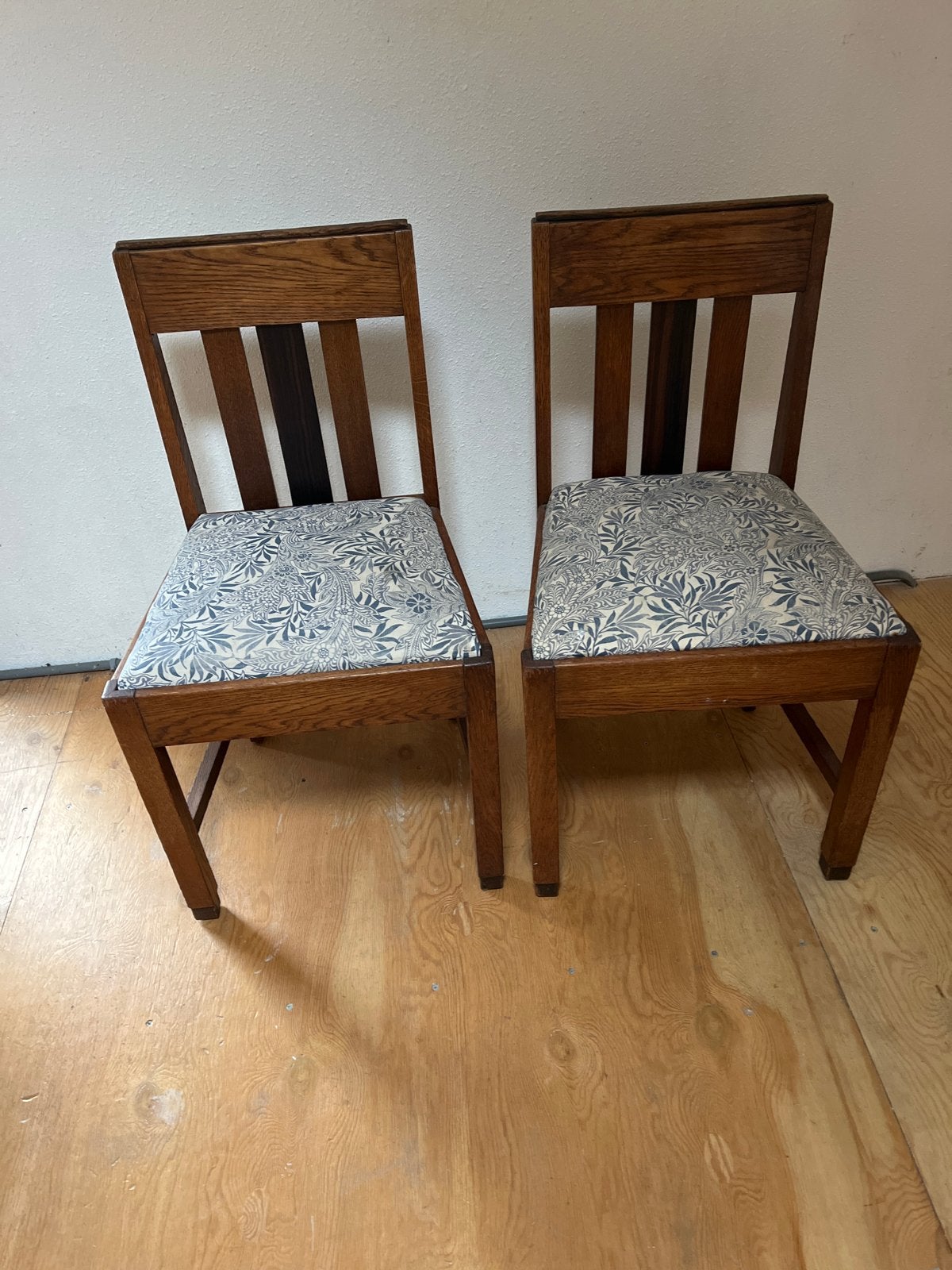 Vintage Eetkamerstoelen uit begin 1900 - Originele Zitting, Antiek en Kunst, Ophalen