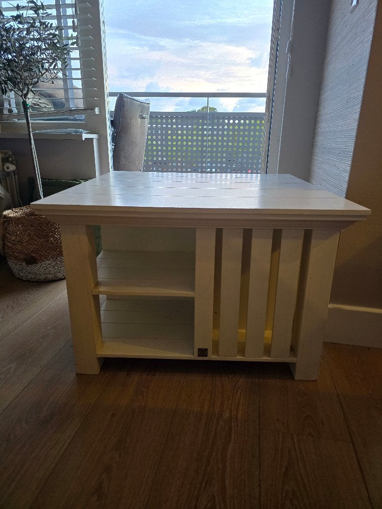 Salontafel Rivièra Maison, Huis en Inrichting, Tafels | Salontafels, Ophalen, Gebruikt, 50 tot 100 cm, Vierkant
