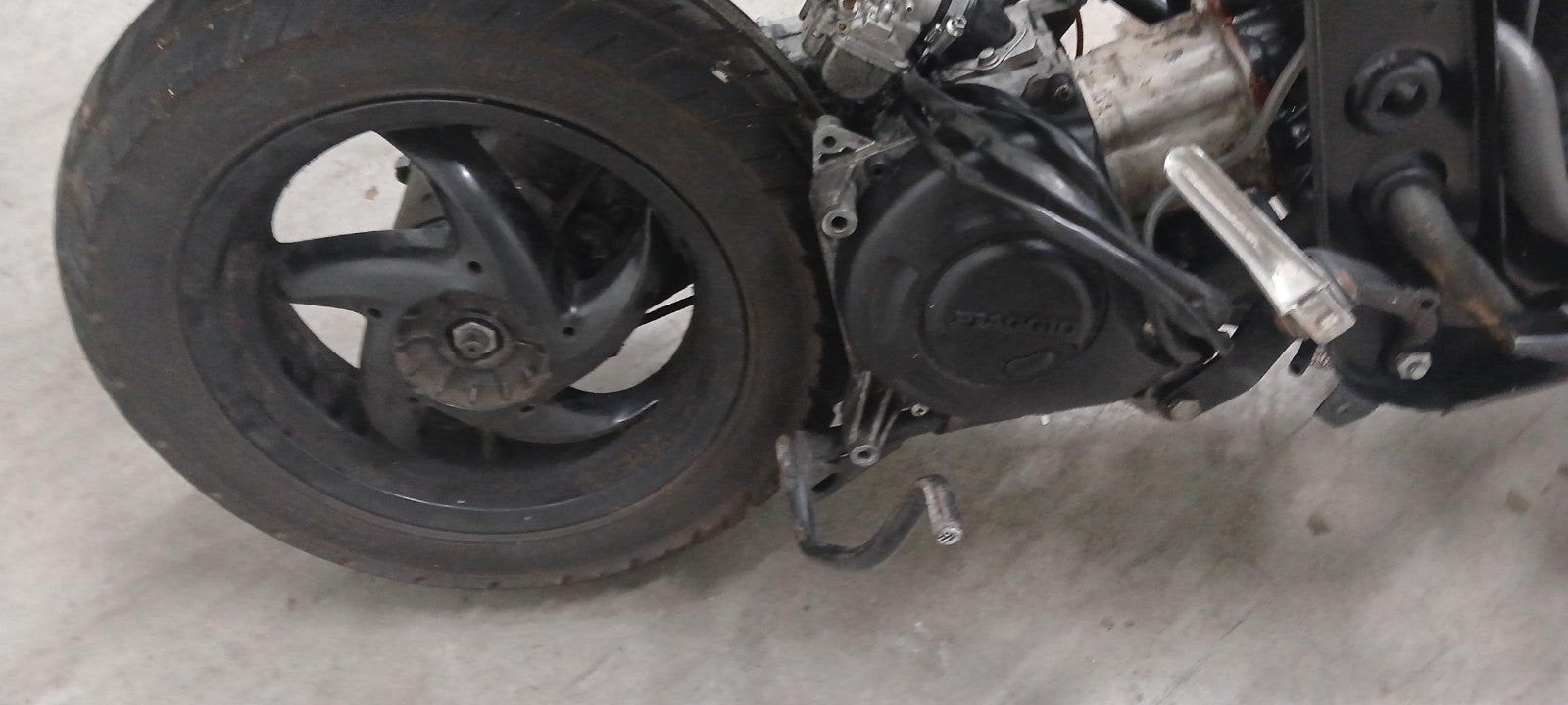 150cc motorblok met kabelboom (zonder carburateur/CDI), Ophalen, Gebruikt, Blok