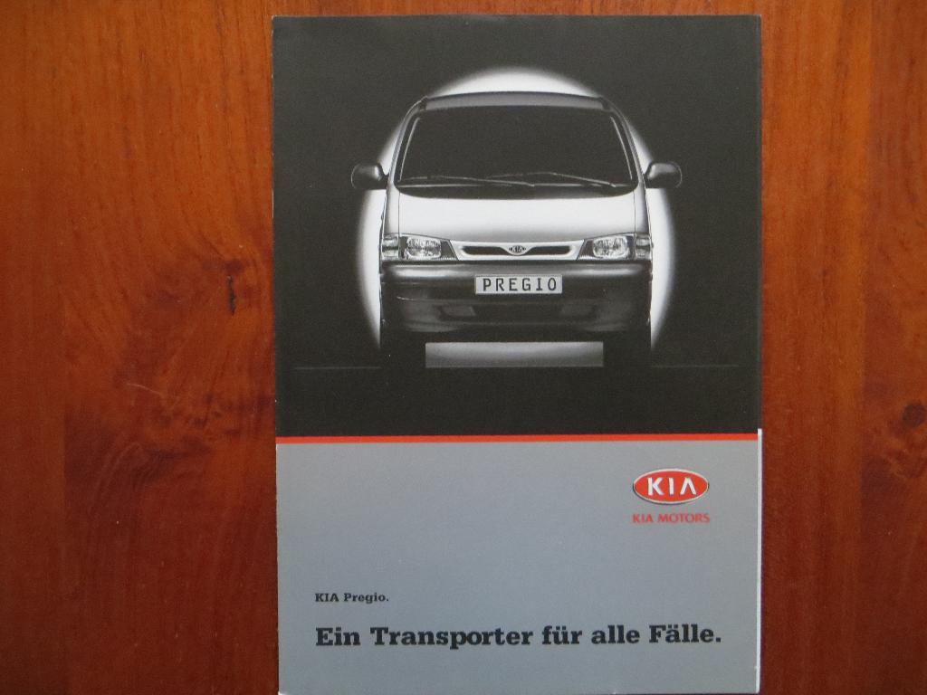 Kia Pregio. Ein Transporter für alle Fälle (9 1999)+bijlagen, Ophalen of Verzenden, Nieuw, Overige merken