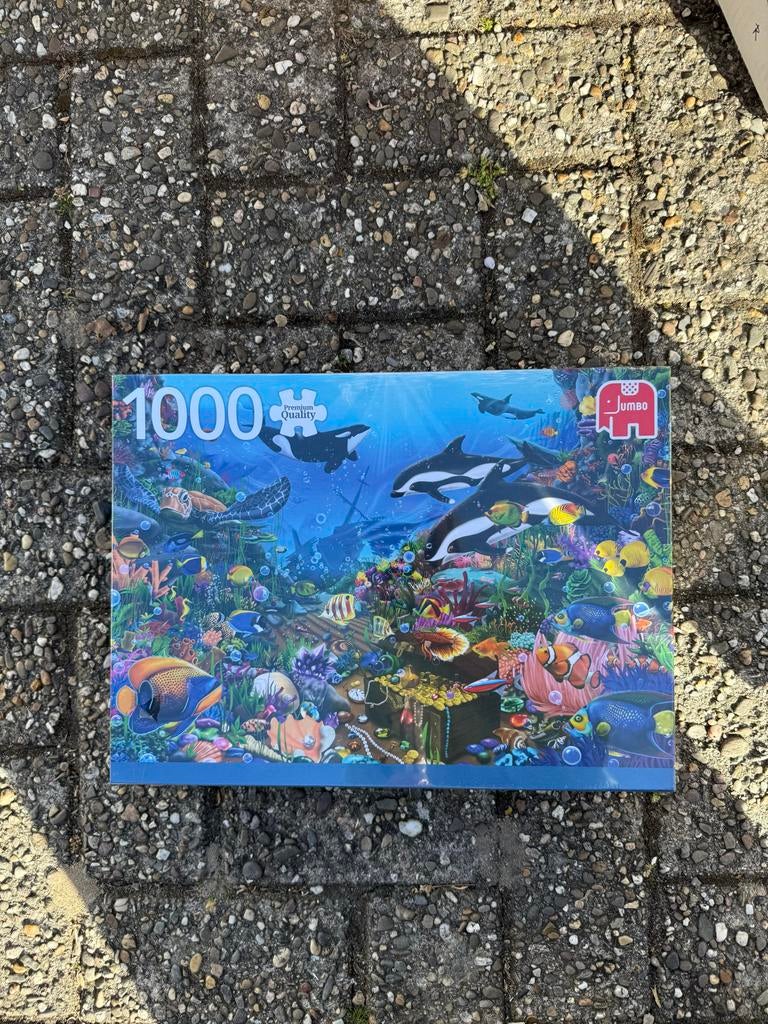 Nieuwe Jumbo puzzel 1000 stukjes - Onderwaterwereld, Ophalen of Verzenden, 500 t/m 1500 stukjes, Nieuw, Legpuzzel