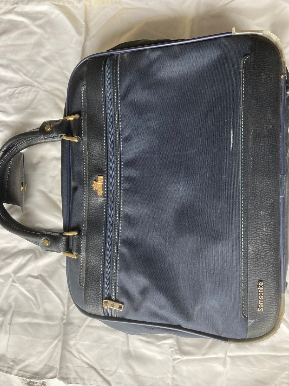 Vintage KLM Samsonite Cabinetas, Ophalen, Zo goed als nieuw, Blauw