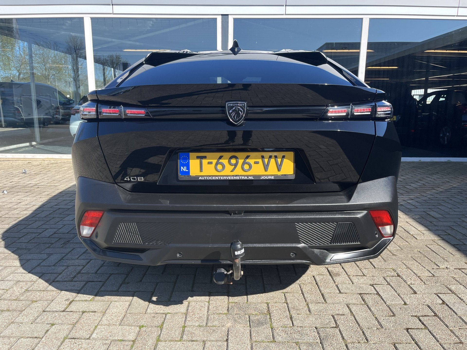 Peugeot 408 1.2 PureTech Allure 130 EAT8 Carplay / Led / Cam, Auto's, Gebruikt, 1199 cc, Zwart, Origineel Nederlands