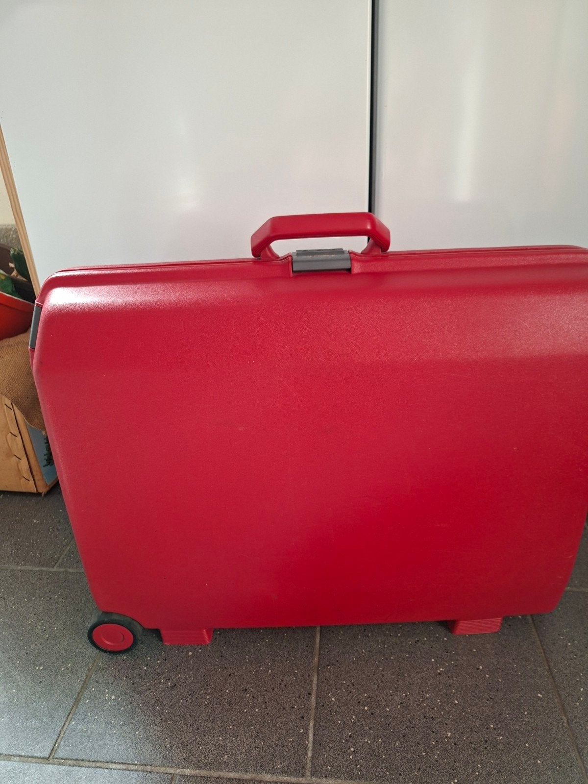 Samsonite koffer rood - Ideaal voor reizen, Gebruikt, Hard kunststof, 70 cm of meer, 35 tot 45 cm