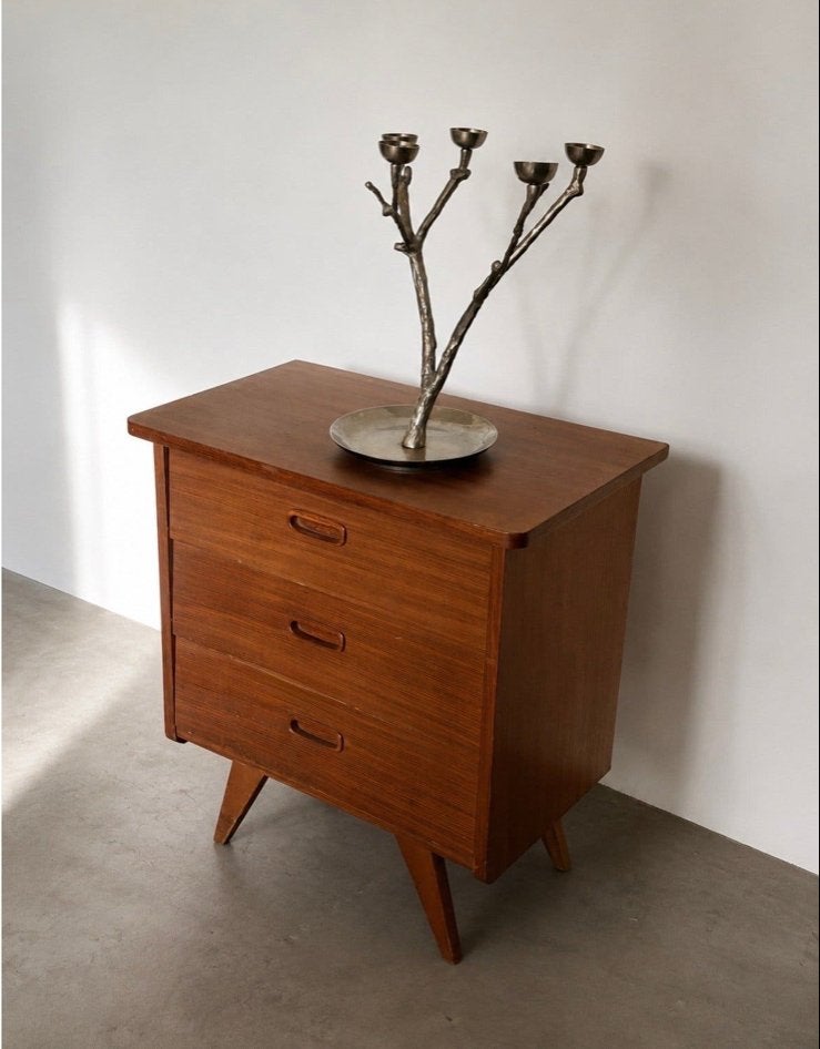 Vintage Teak Lademeubel / Nachtkastje / Bijzettafel, Ophalen