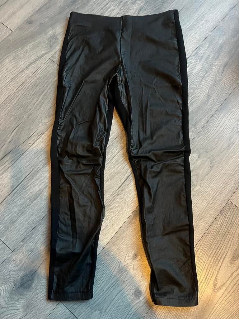 Leren Legging M&S mode maat 42, Legging, Zwart, Maat 40/42 (M), Ophalen of Verzenden