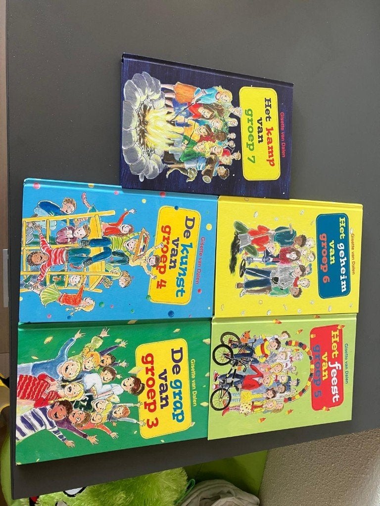 Kinderboeken "Het ... van groep ...", Ophalen, Gelezen, Gisette van Dalen, Fictie algemeen