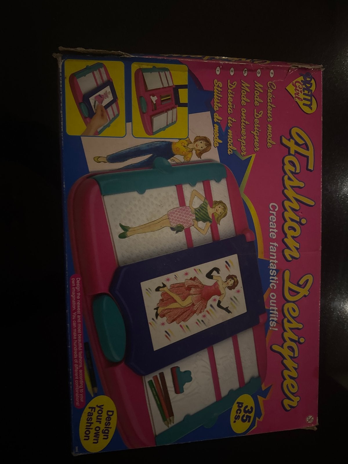 Vintage Tekensjabloon Set - Ontwerp je eigen figuren, Ophalen of Verzenden, Gebruikt, Knutselen