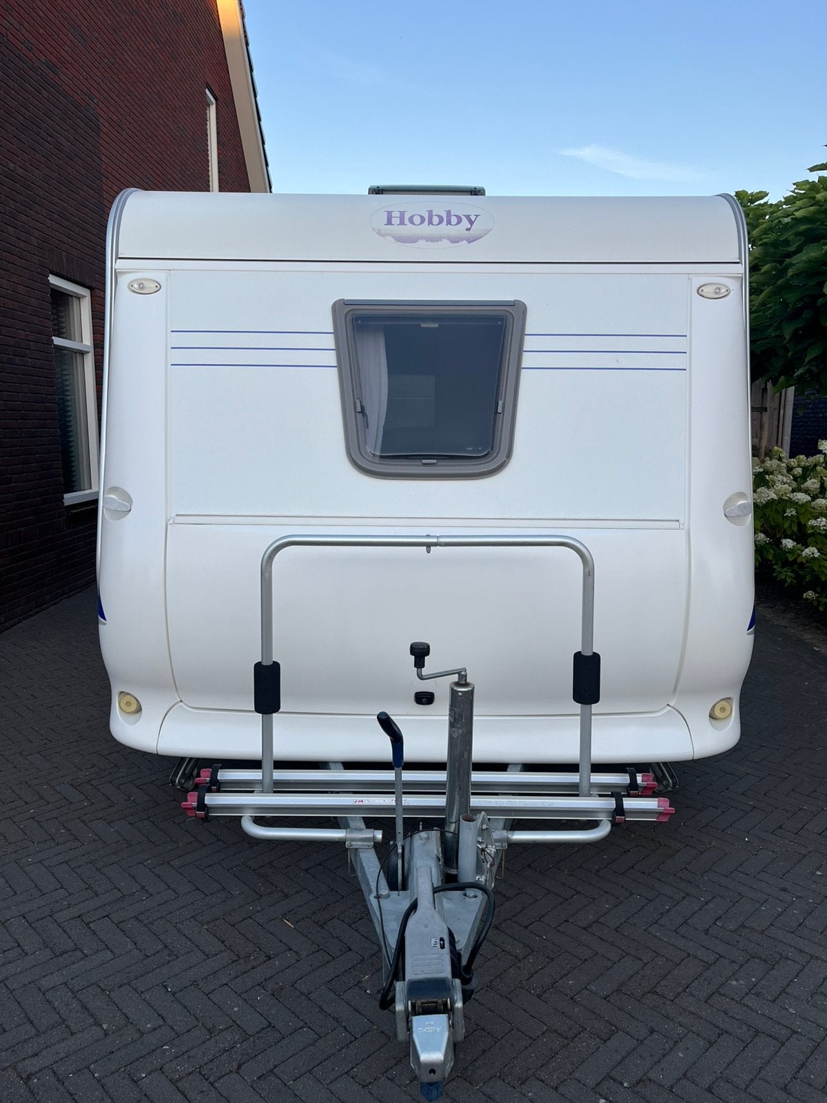 Hobby Excellent Easy 495 Ufe + mover + voortent., Caravans en Kamperen, Caravans, Rondzit, Hobby, Ringverwarming, Frans bed