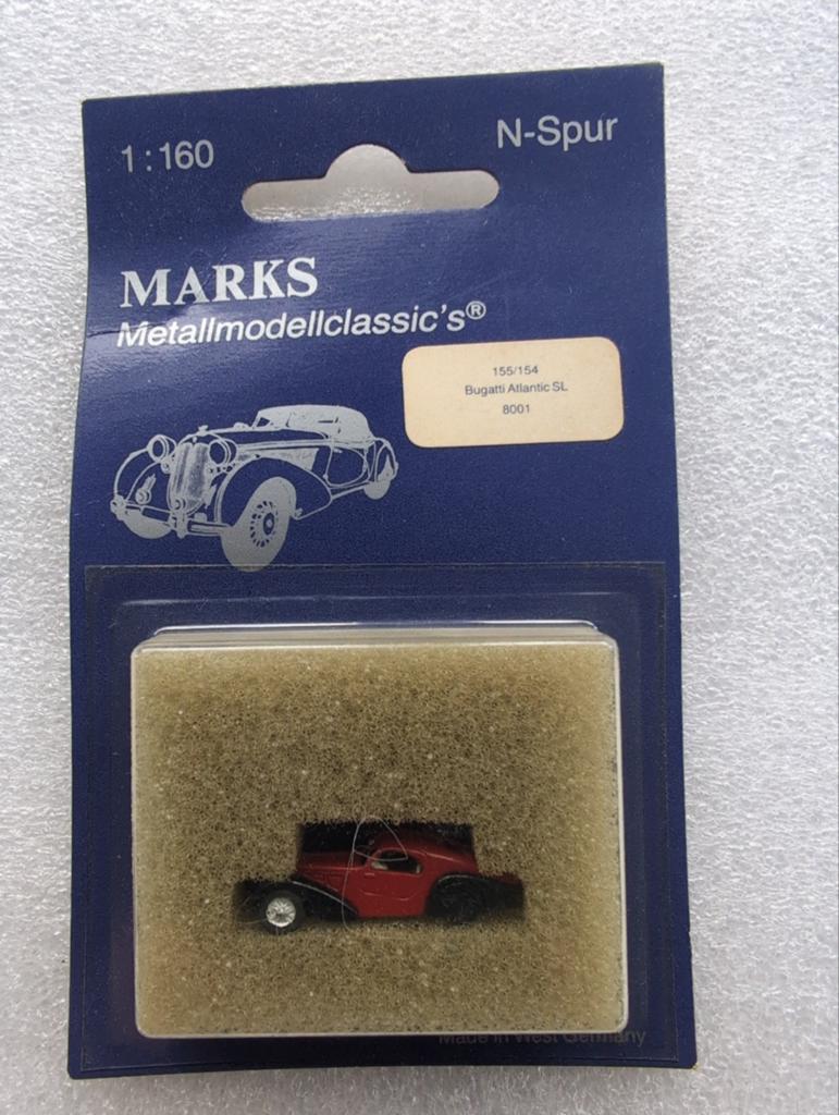 MARKS Metallmodellclassic's Bugatti Atlantic SL 1:160, Ophalen of Verzenden, Nieuw, Auto