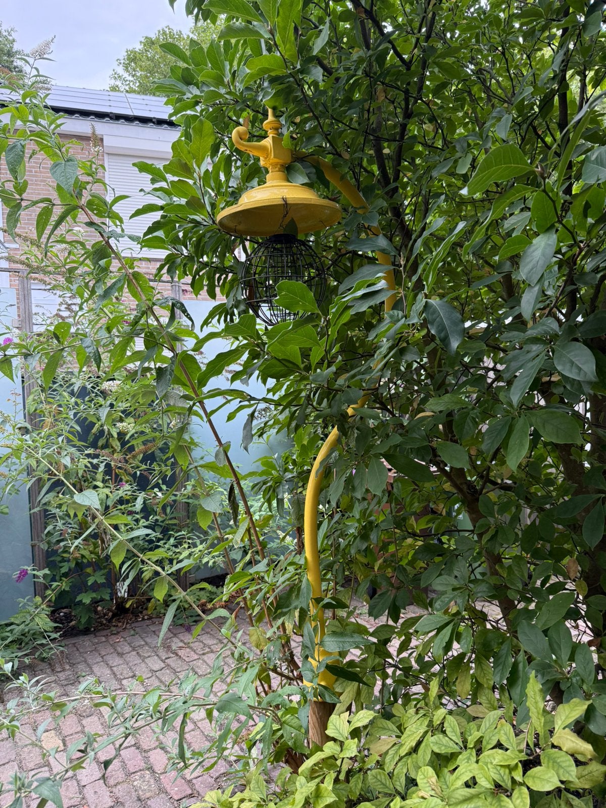 Twee Lipton Engelse antieke lampen gietijzer, Ophalen, Gebruikt