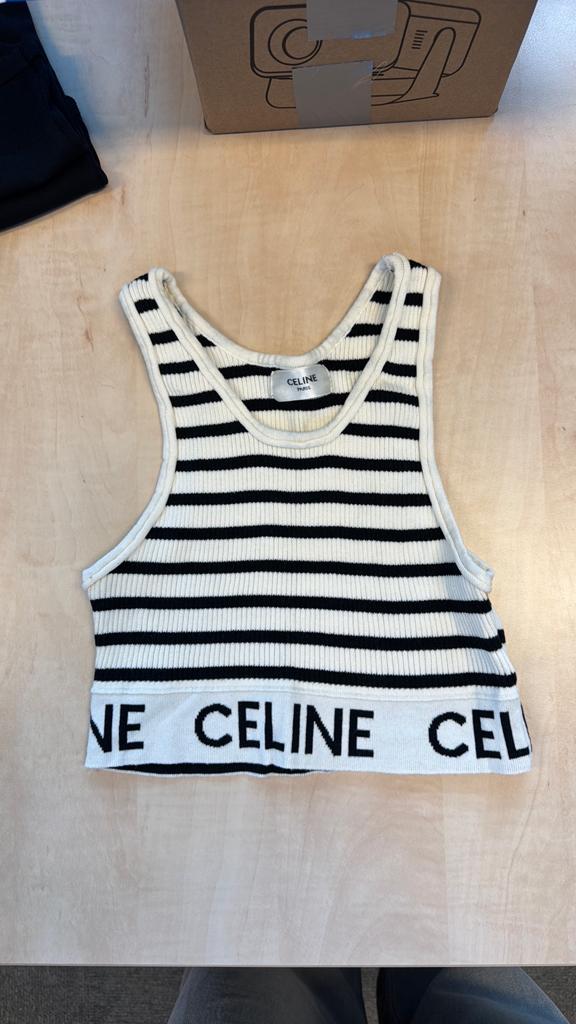 Celine top, Verzenden, Zo goed als nieuw, Zonder mouw