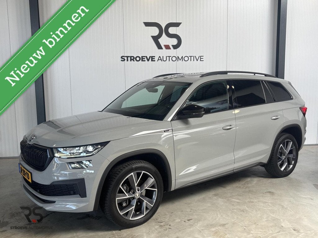 Skoda Kodiaq 1.5 TSI 150 pk DSG Sportline Business 7p., Auto's, Euro 6, 4 cilinders, 150 pk, 7 stoelen