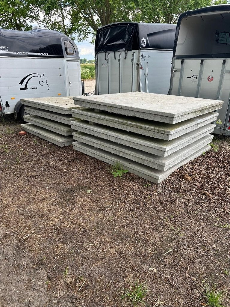 Betonplaten (9 stuks), Ophalen, Zo goed als nieuw