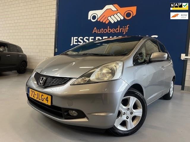 Honda Jazz 1.4 Elegance automaat/ bj.2009/ kleur:grijs/clima, Auto's, Honda, 1046 kg, Automatische klimaatregeling, 4 cilinders