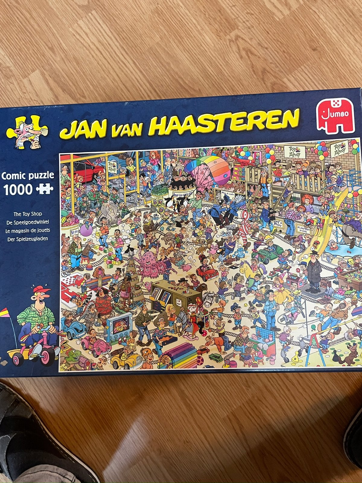 Jan van Haasteren “De Speelgoedwinkel” 1000 stukjes, Ophalen of Verzenden, 500 t/m 1500 stukjes, Zo goed als nieuw