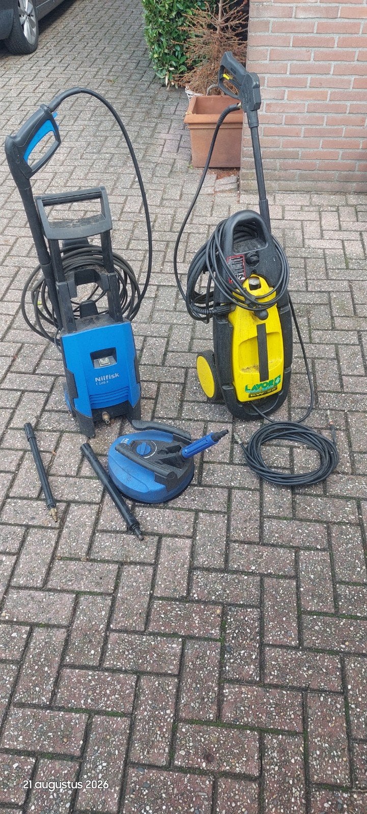 Hogedrukreinigers: Nilfisk en Lavor (2 stuks), Ophalen, Gebruikt, Overige typen