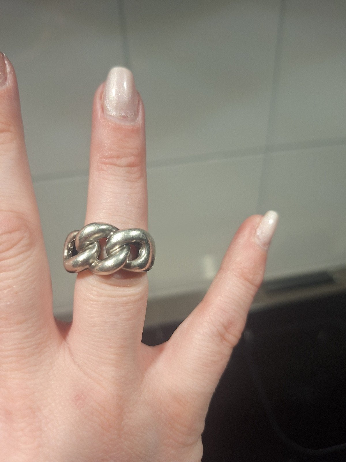 Ti Sento ring klassieker!, Ophalen of Verzenden, Zo goed als nieuw, 17 tot 18, Dame