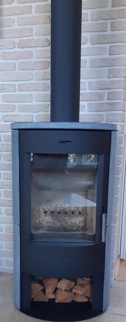 Fireplace Zaria speksteen houtkachel, Ophalen, Gebruikt, Houtkachel, Vrijstaand
