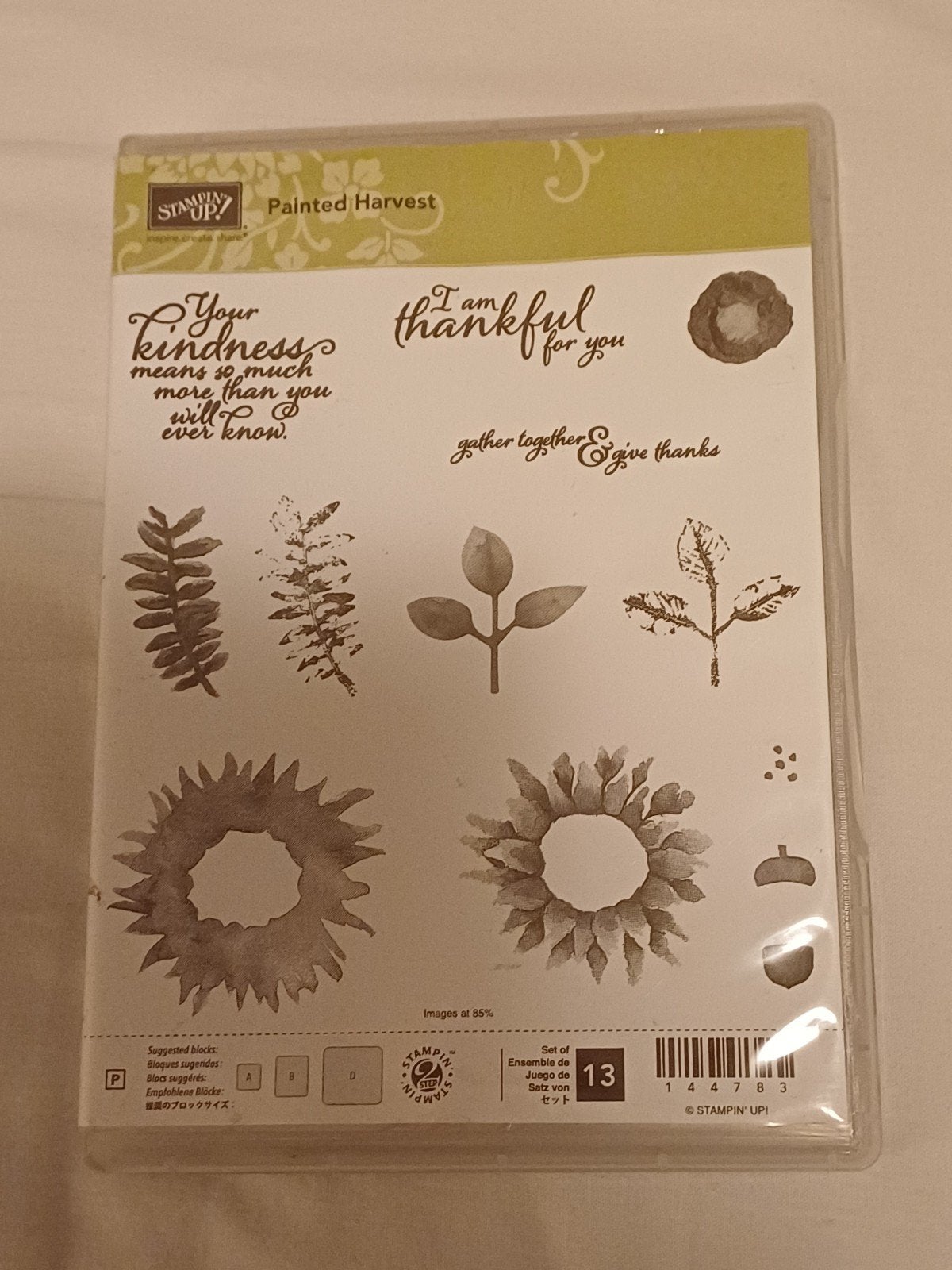 Stampin' Up! Painted Harvest stempelset, Ophalen of Verzenden, Gebruikt