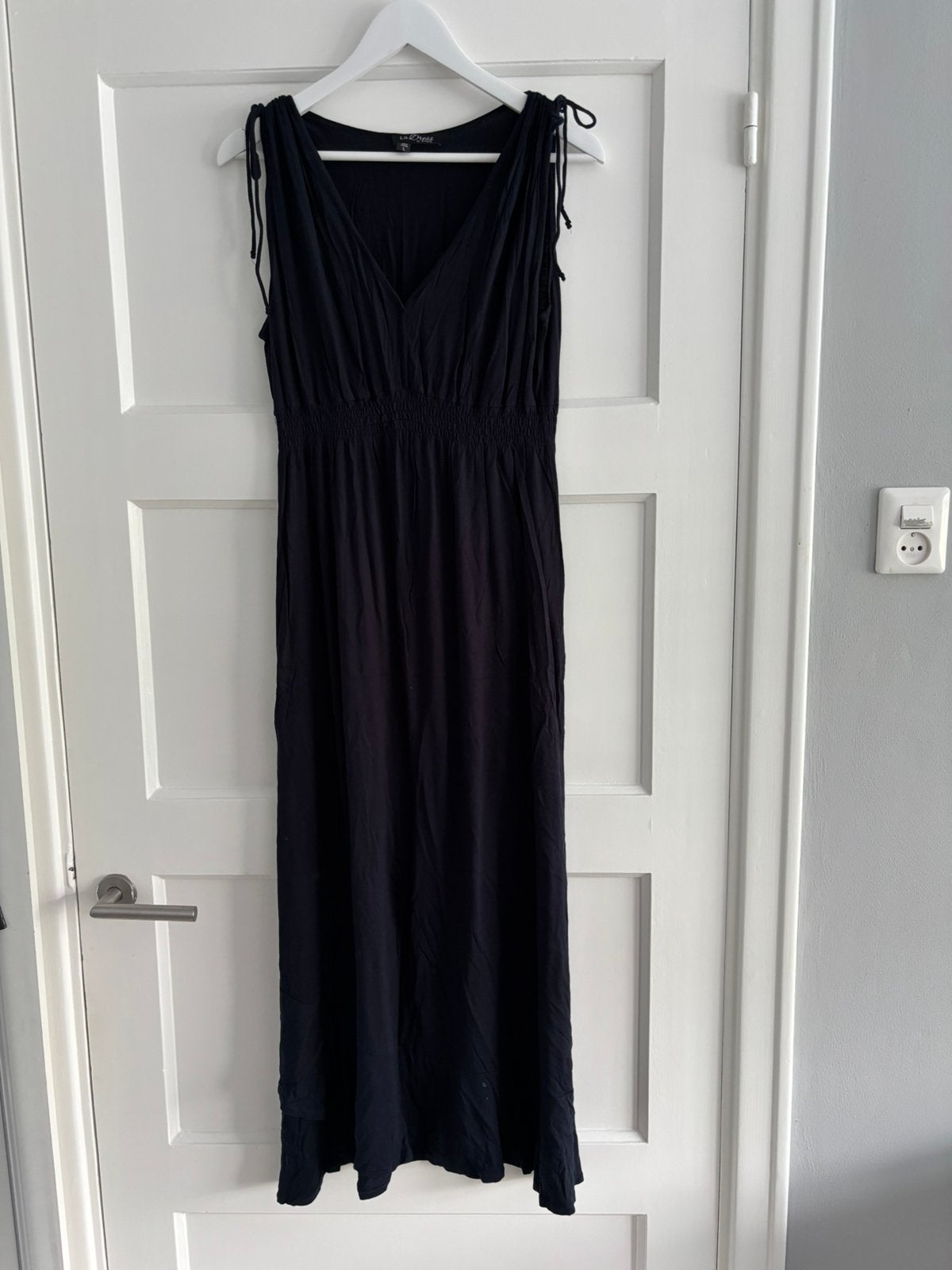 LaDress donkerblauwe jurk maat L, Blauw, Maat 42/44 (L), Ophalen of Verzenden, Zo goed als nieuw