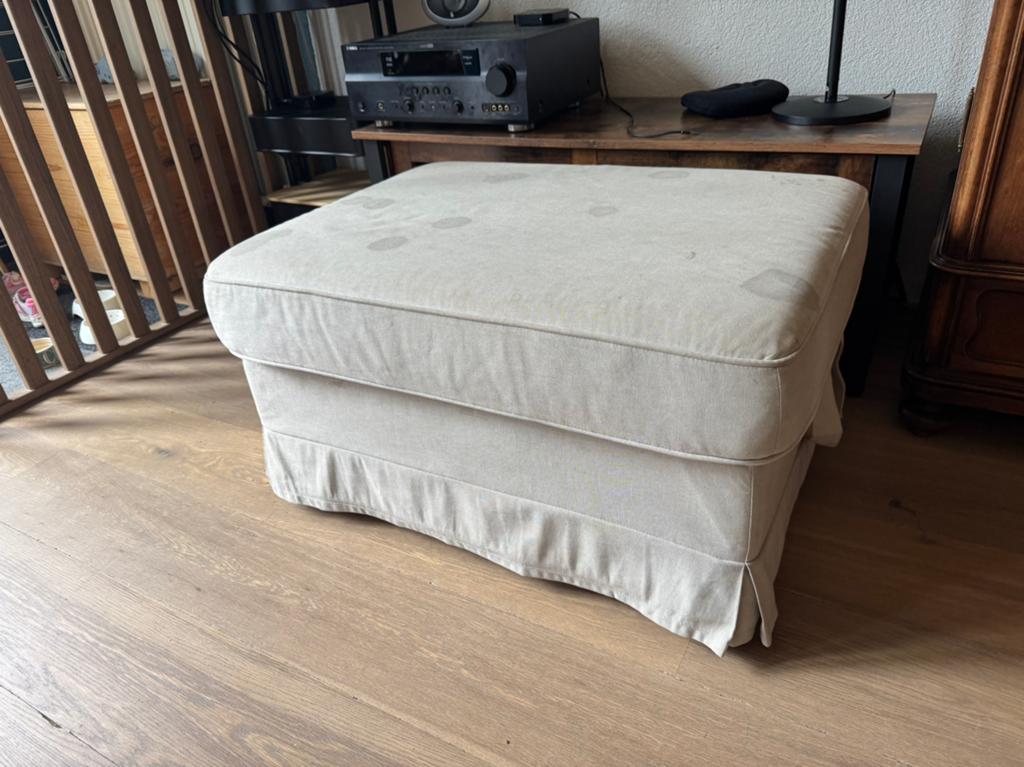 Pouffe - Ikea Ektorp, Ophalen, Gebruikt, Rechthoekig, 75 tot 100 cm