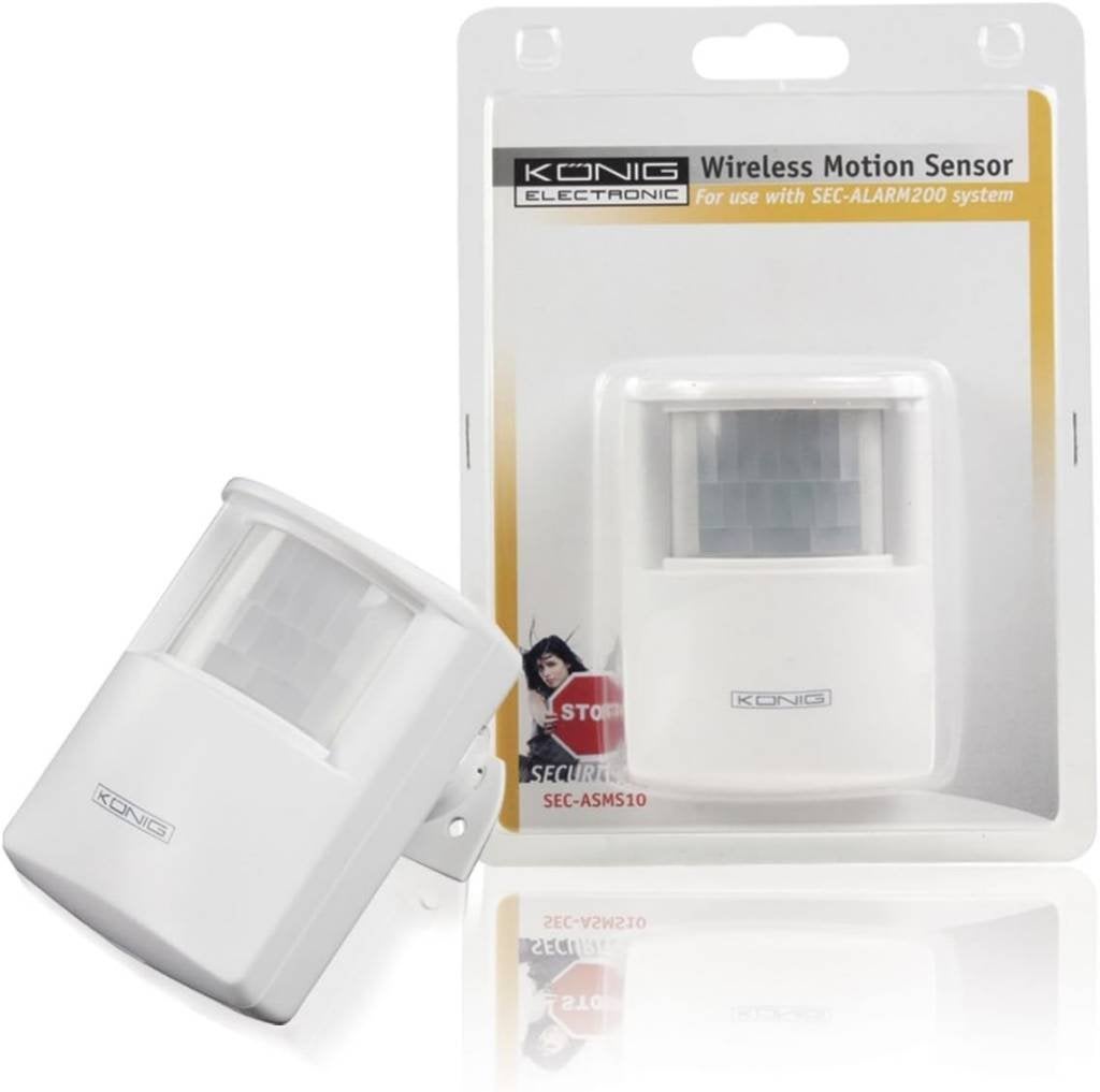 Alarm Konig Wireless Draadloze bewegings sensor 3x (Nieuw), Ophalen of Verzenden, Nieuw, Detector, Sensor of Melder, Draadloos