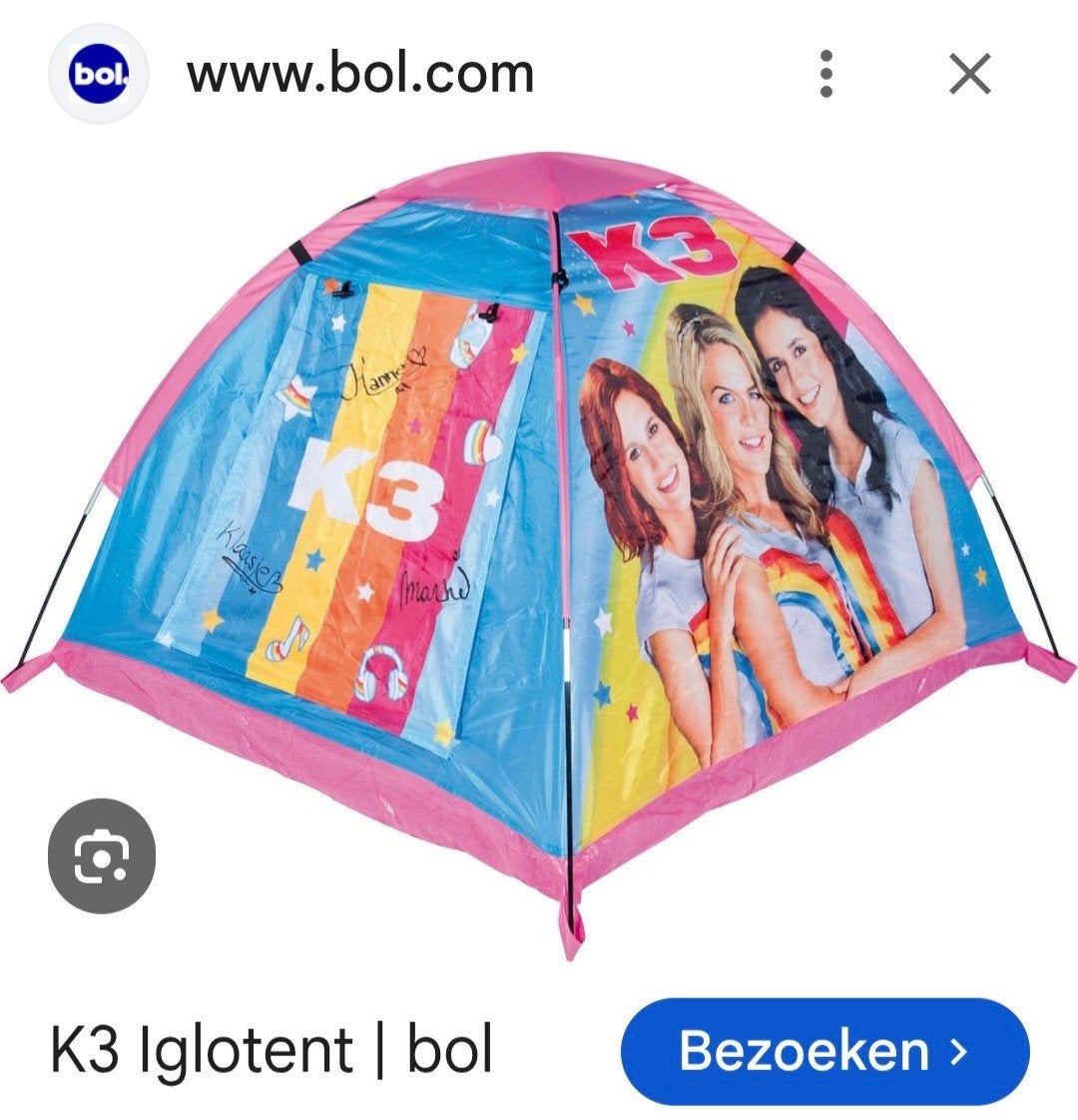 nieuw 6 x K3 Iglo speeltent - Nieuw in doos, Studio100, Nieuw, Ophalen of Verzenden, Studio100